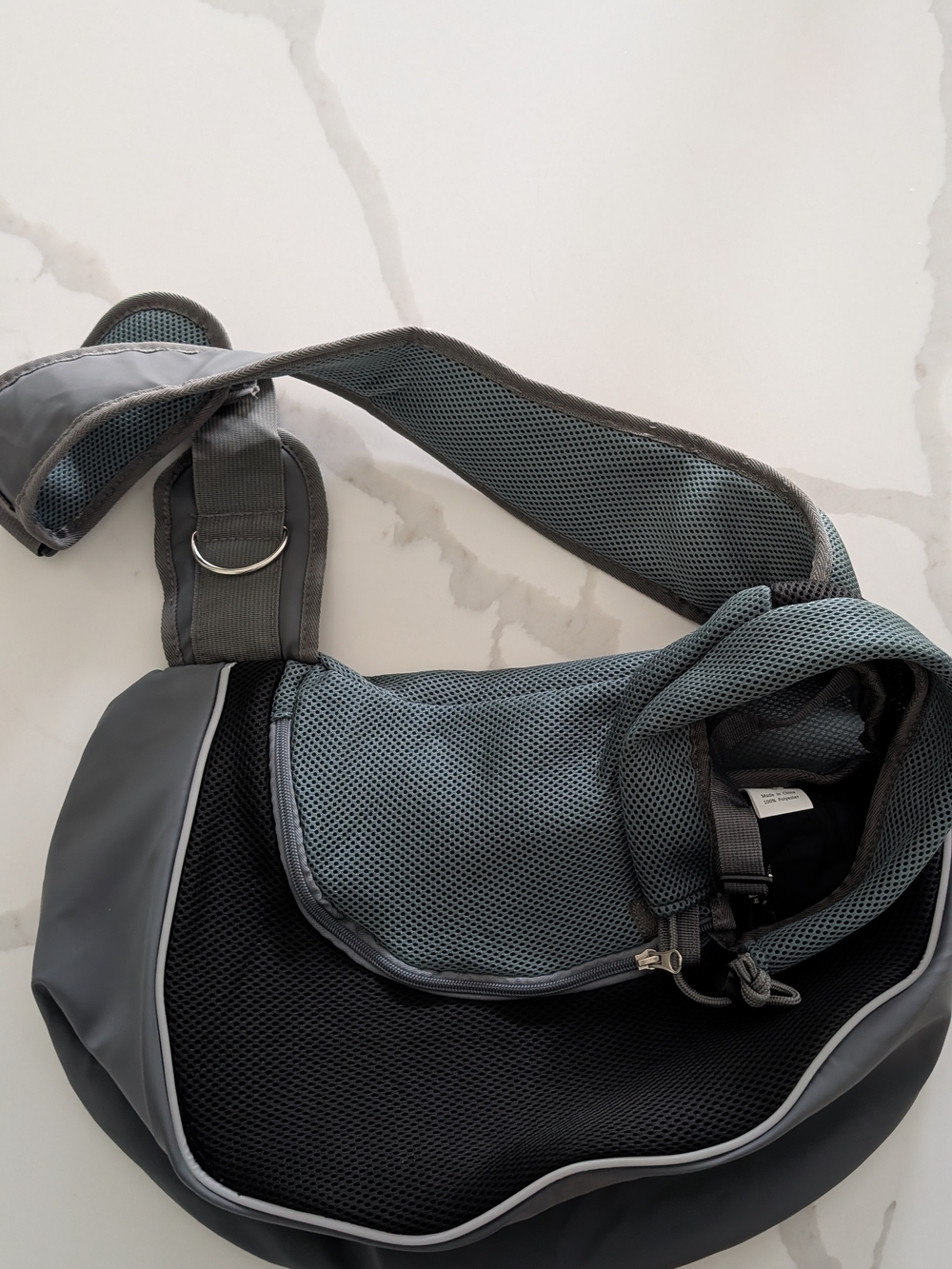 Yudodo Gray Mesh Pet Carrier